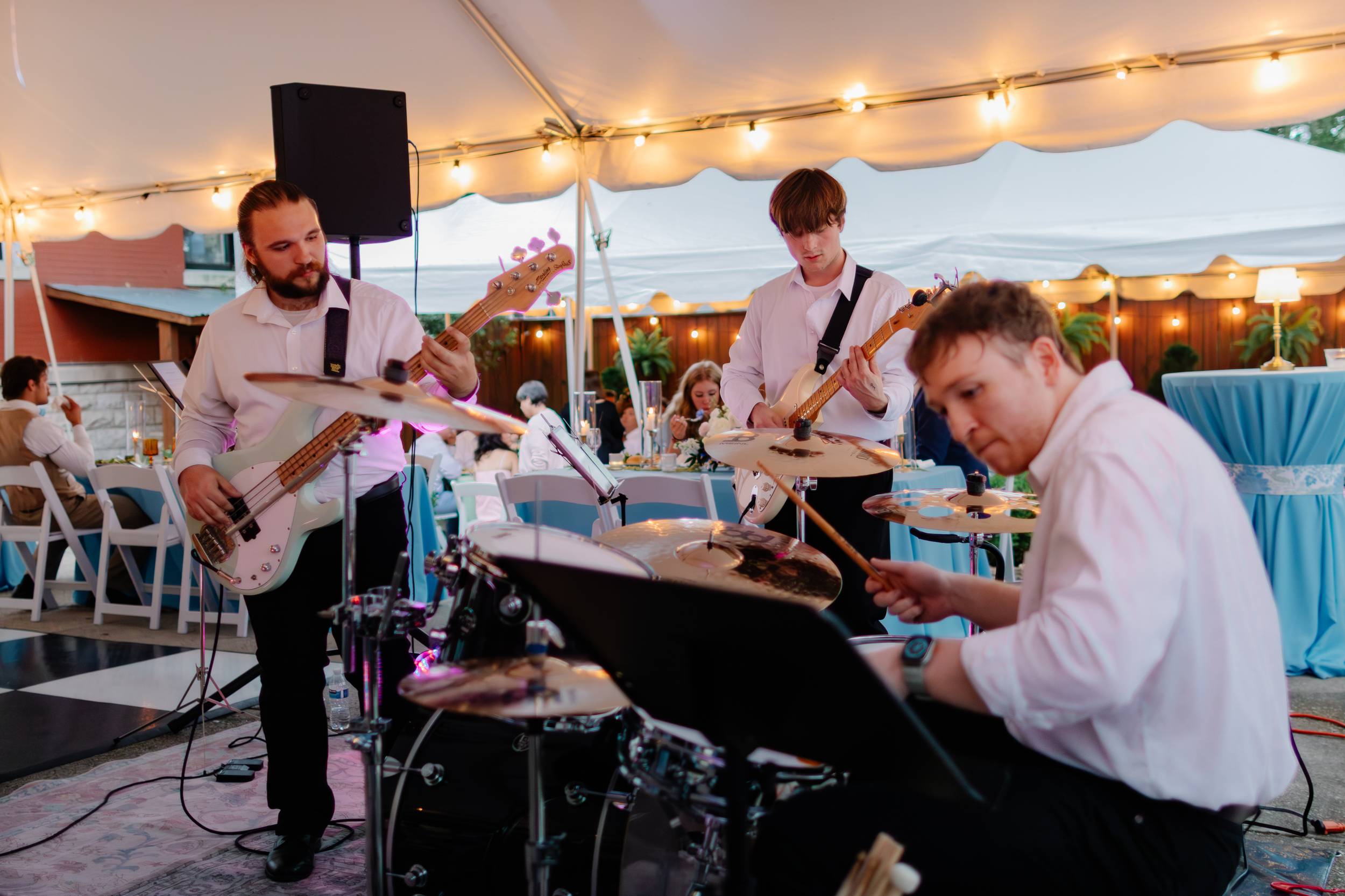 Something Like Mercury rhythm section performing live